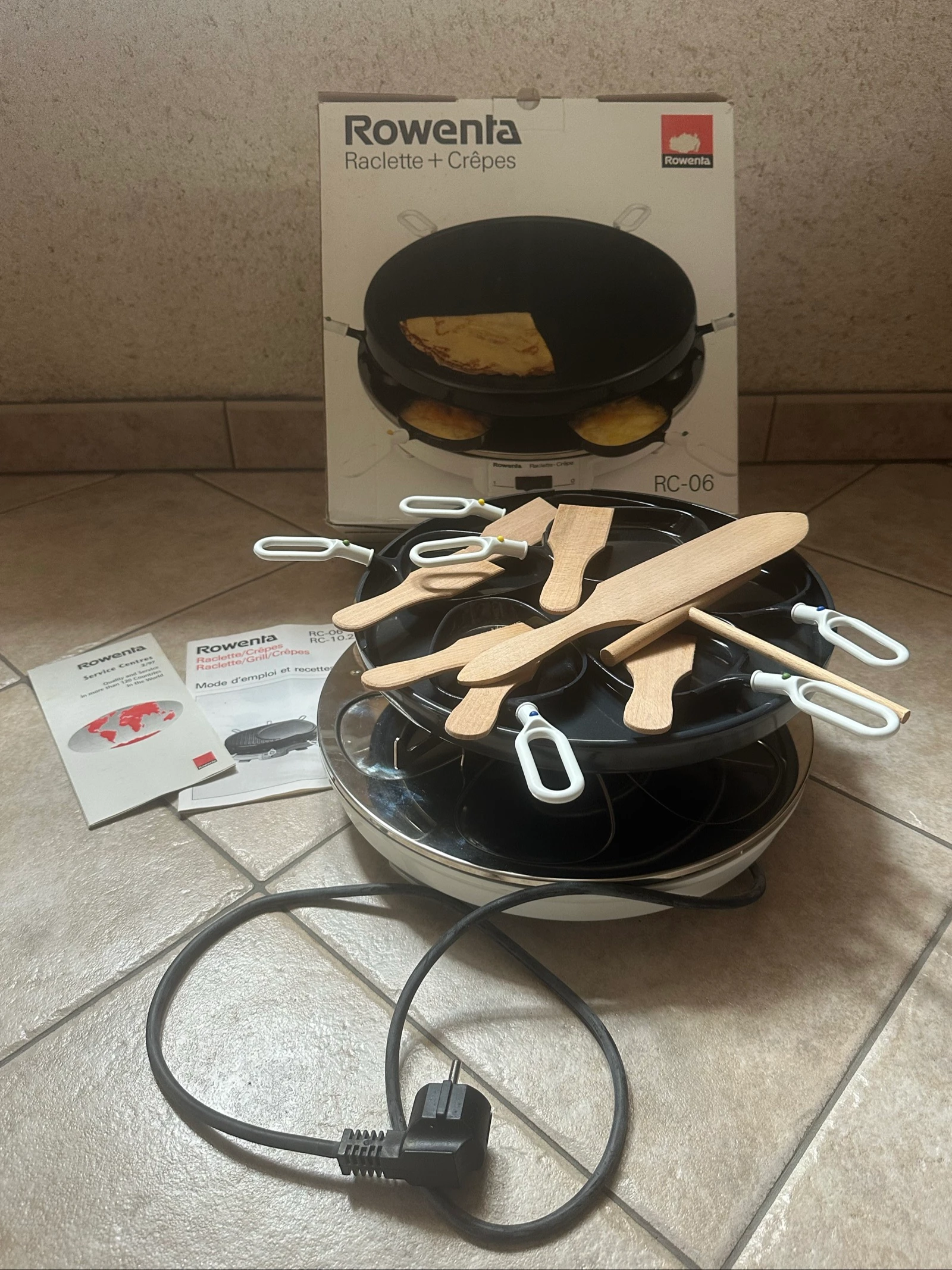 Crêpière raclette 